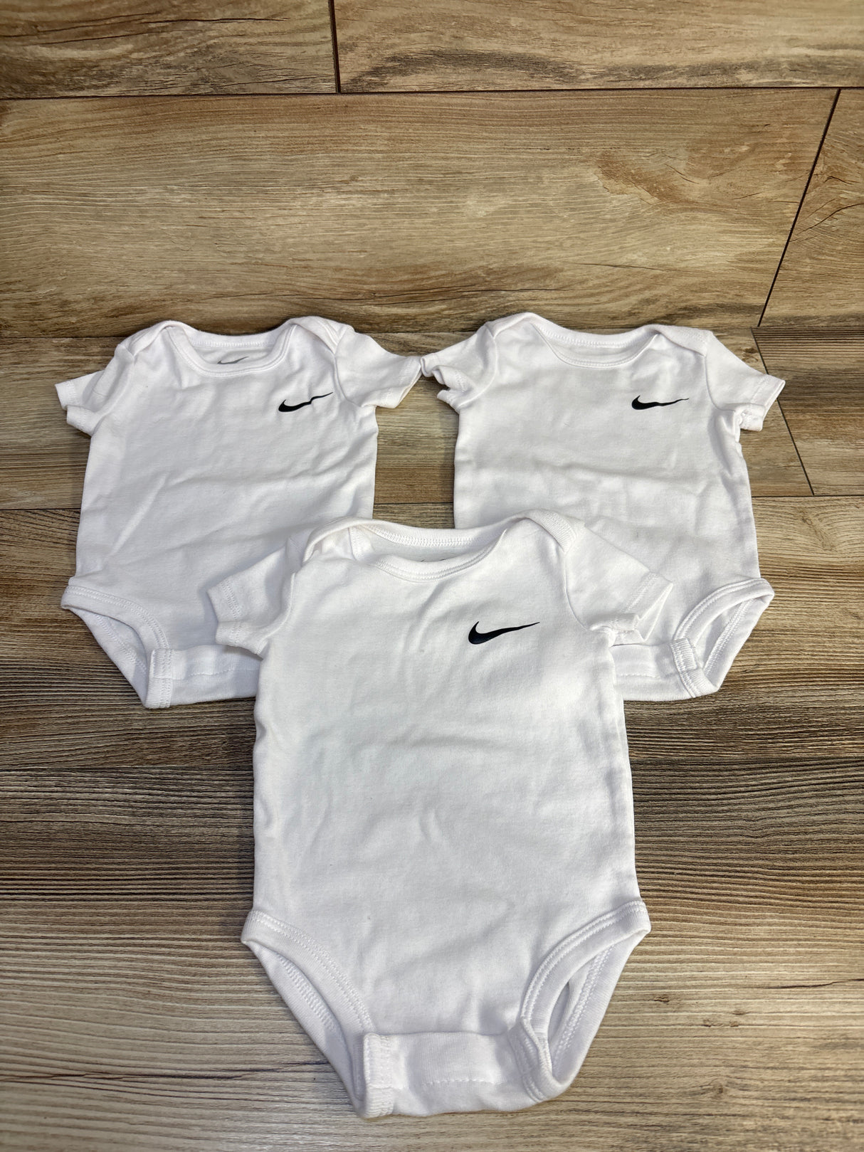 Nike 3pk Bodysuit Set White sz 6m