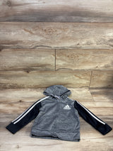 Adidas Full Zip Hooded Jacket Grey sz 2T