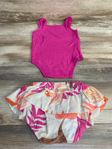 Carter's 2pc Aloha Bodysuit & Bloomers Pink sz 9m