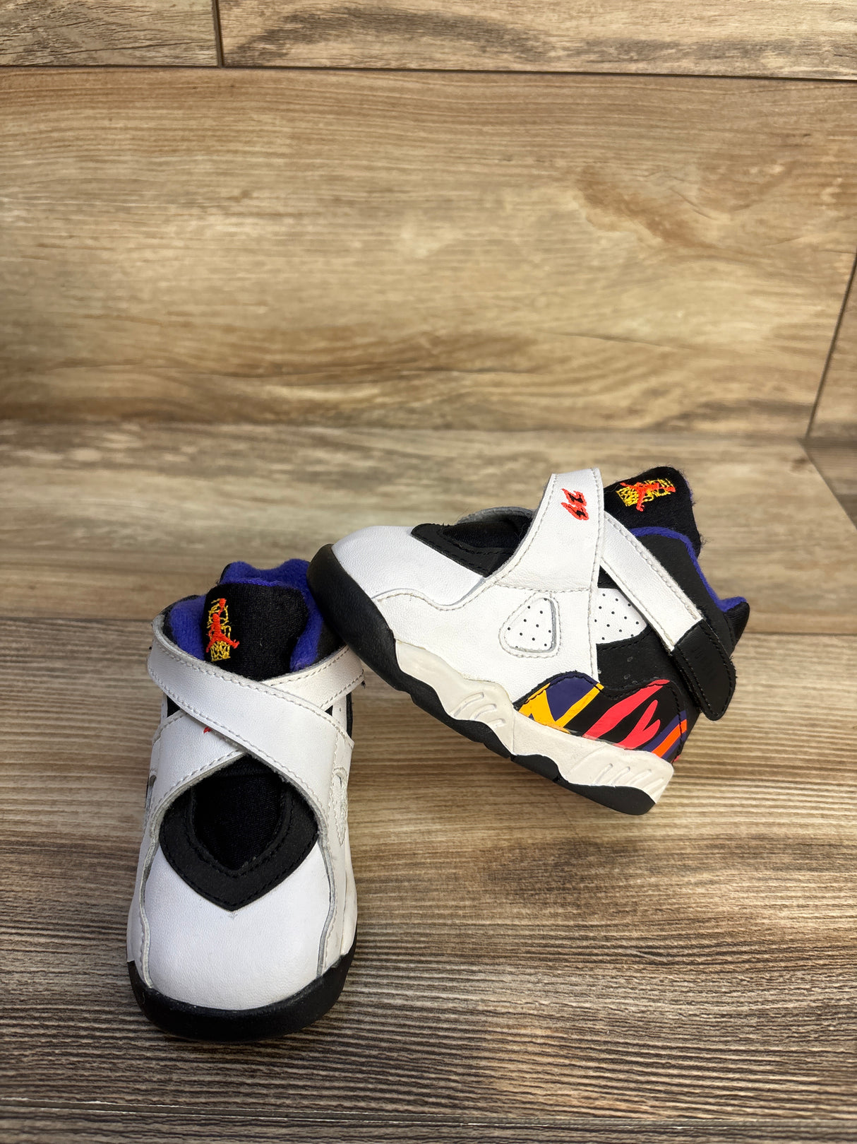 Air Jordan Retro 8 TD 'Three-Peat' Sneakers sz 4c