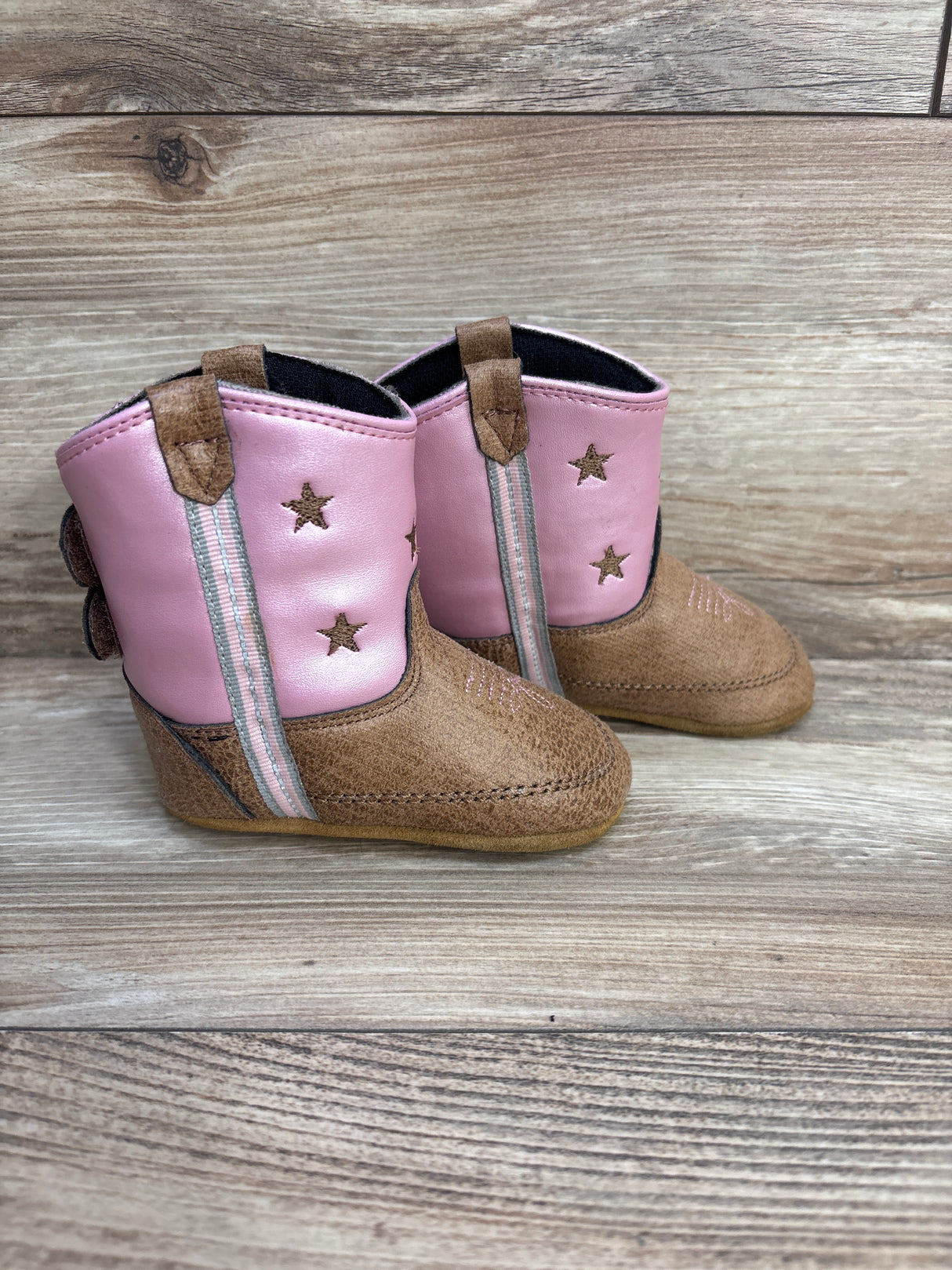 Boot Barn Lia Poppet Little Star Western Boots Pink sz 4c