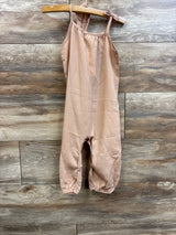 NEW Shein 2pc Jumpsuit & Headband Set Beige sz 18-24m