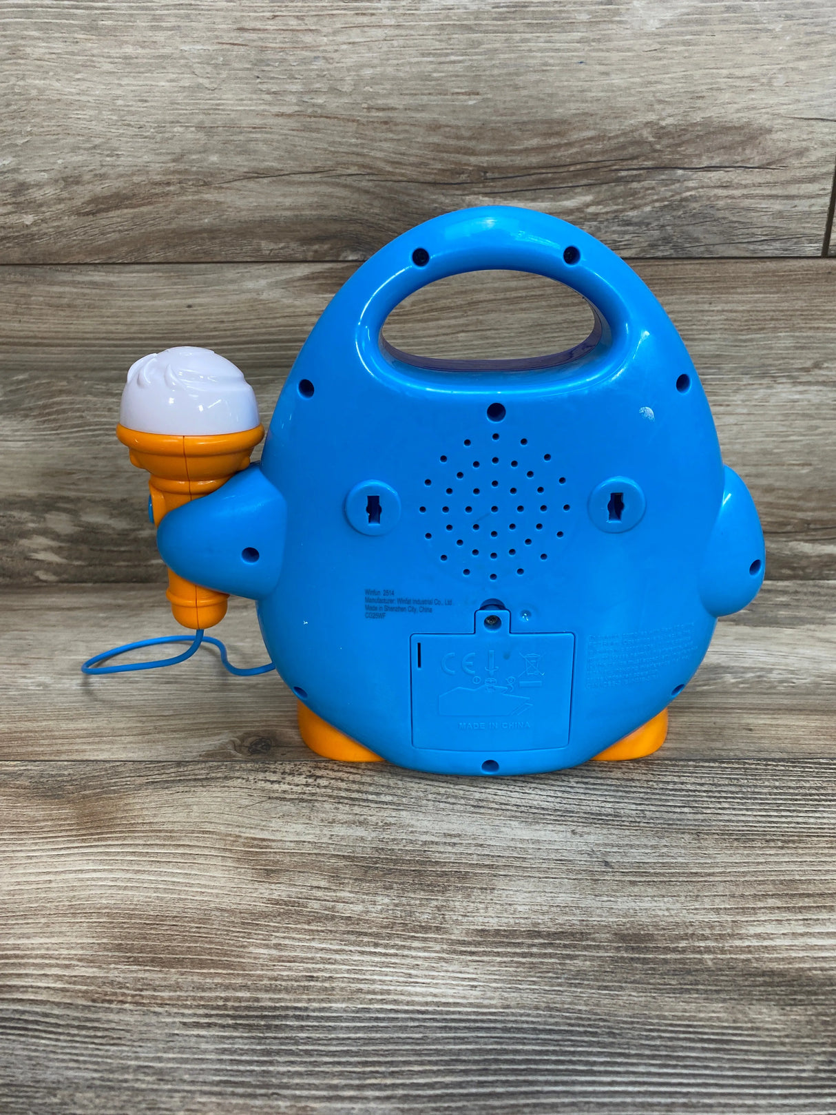 Winfun Penguin Music Player with Microphone Blue