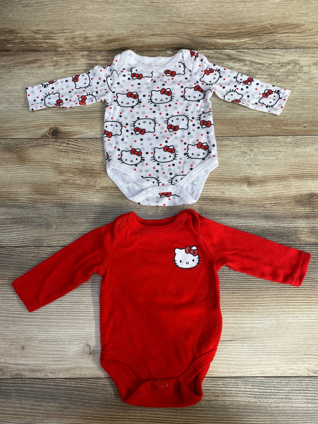 Hello Kitty 2pc Bodysuit Set White sz 3m