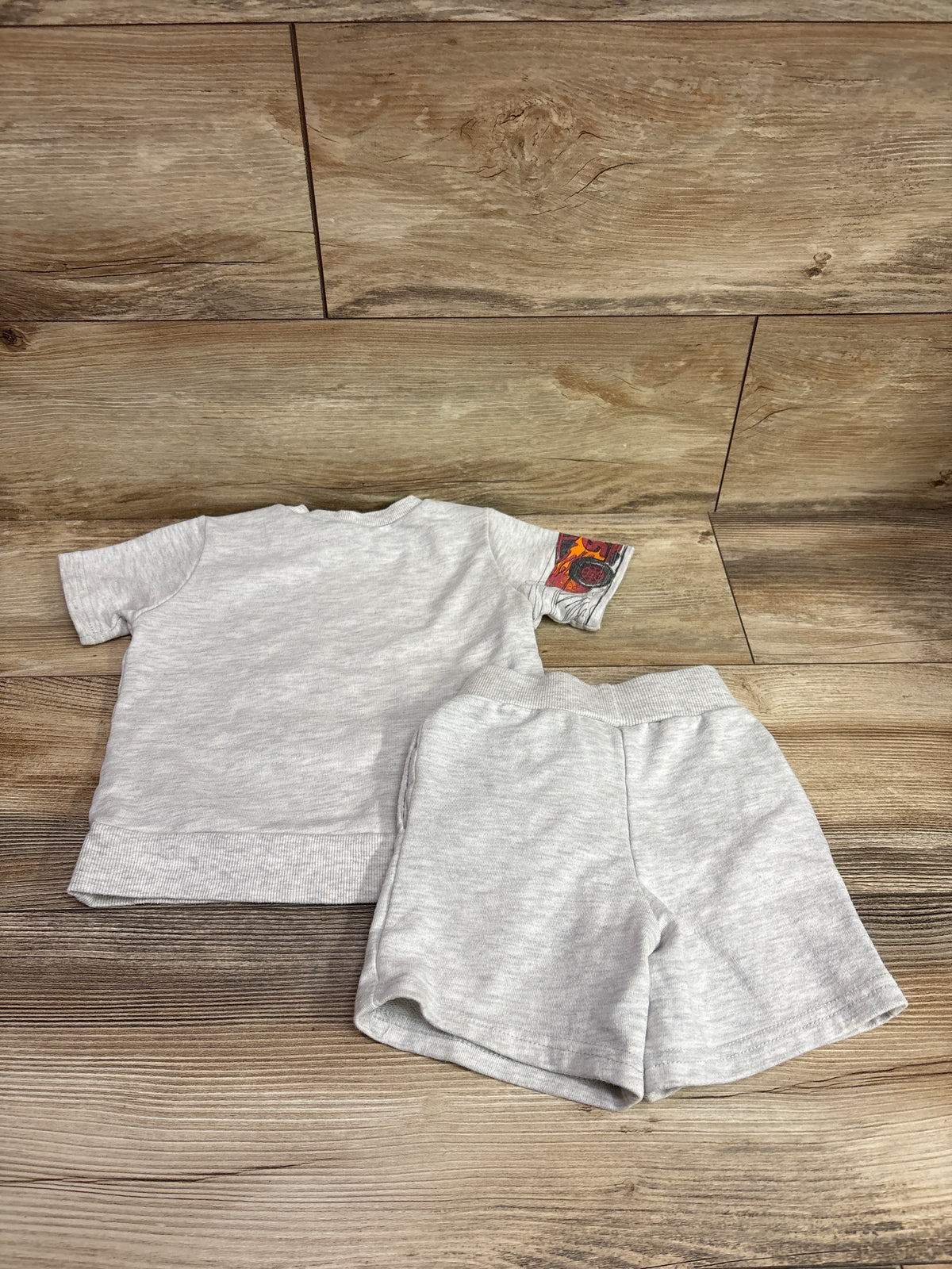 Disney Pixar Cars 2pc Shirt & Shorts Set Grey sz 3T