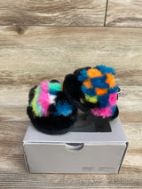 UGG Fluff Yeah Slides Black sz 0/1c