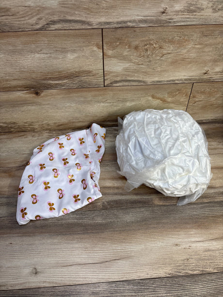 NEW Little Grape Land Nursing Pillow, Pink Gold Butterfly - Me n Mommy To Be