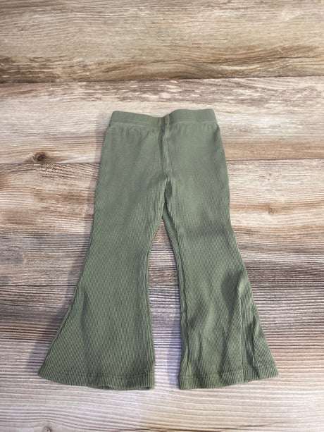 Ribbed Flare Leggings Green sz 12m - Me n Mommy To Be