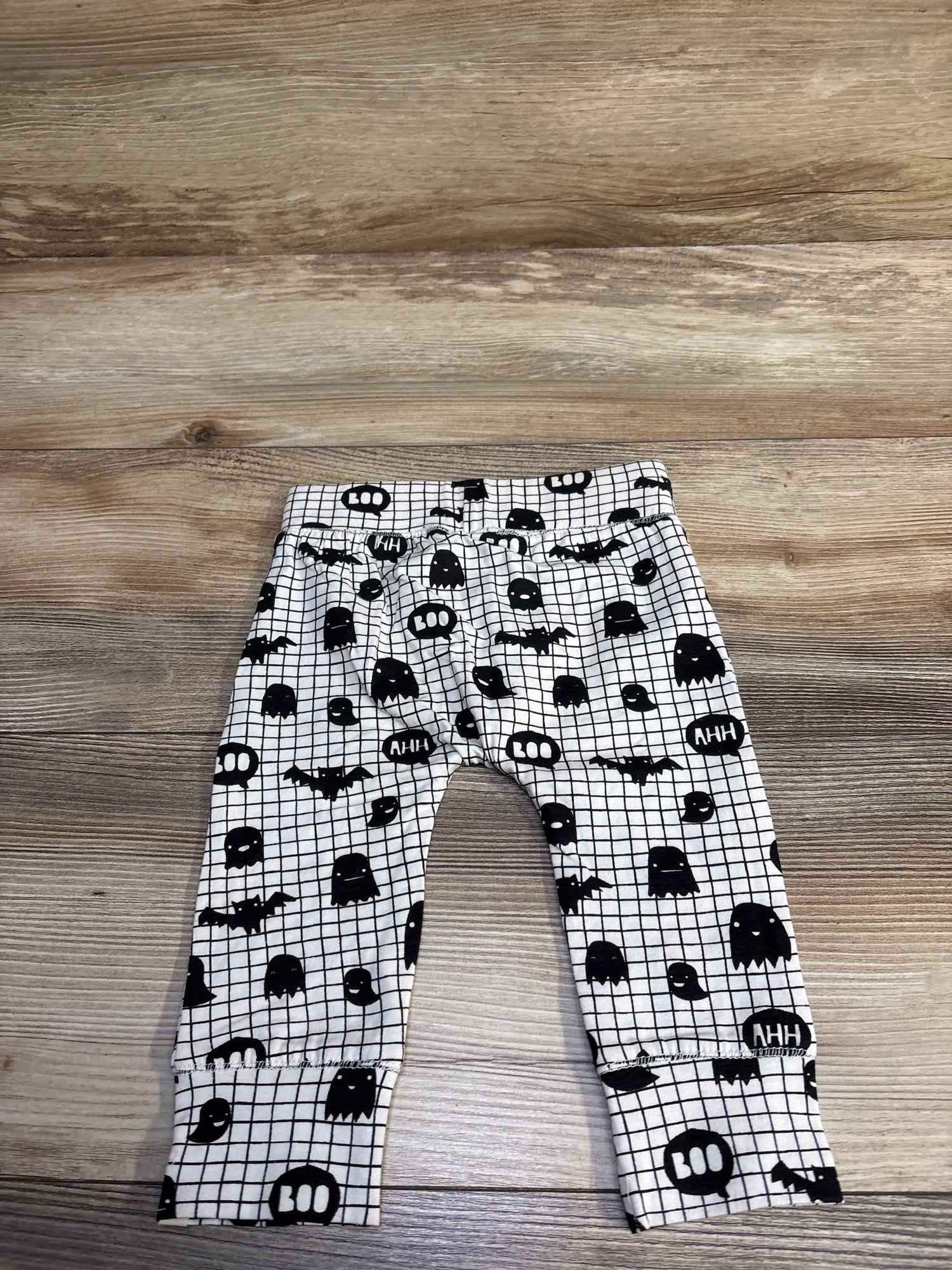 NEW Cotton On Baby Boo Ghost Leggings White sz 6-12m