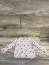 H&M Ribbed Long Sleeve Shirt Pink sz 18m