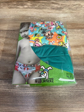 Lil Learnerz toddler training pants package with colorful cartoon print and size label