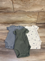 NEW Carter's 3pk Bodysuits Beige sz Newborn