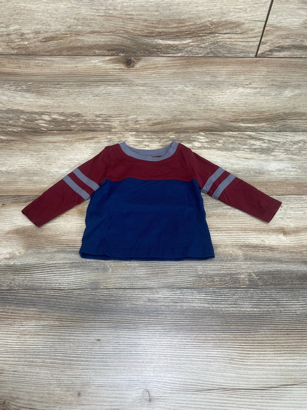 Old Navy Color Block Shirt Red sz 3-6m