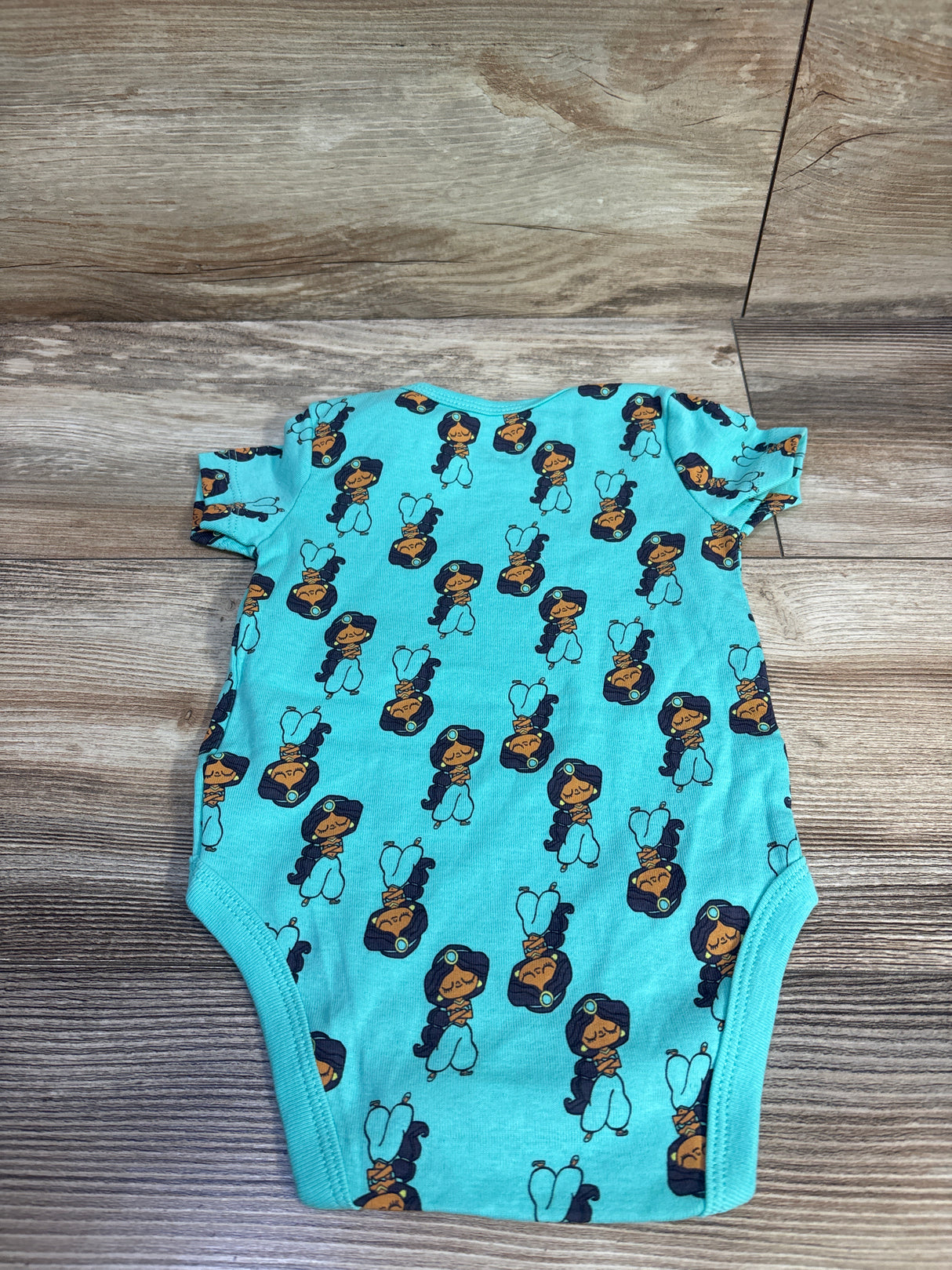 Amazon Essentials x Disney Princess Jasmine Bodysuit Teal sz 6m