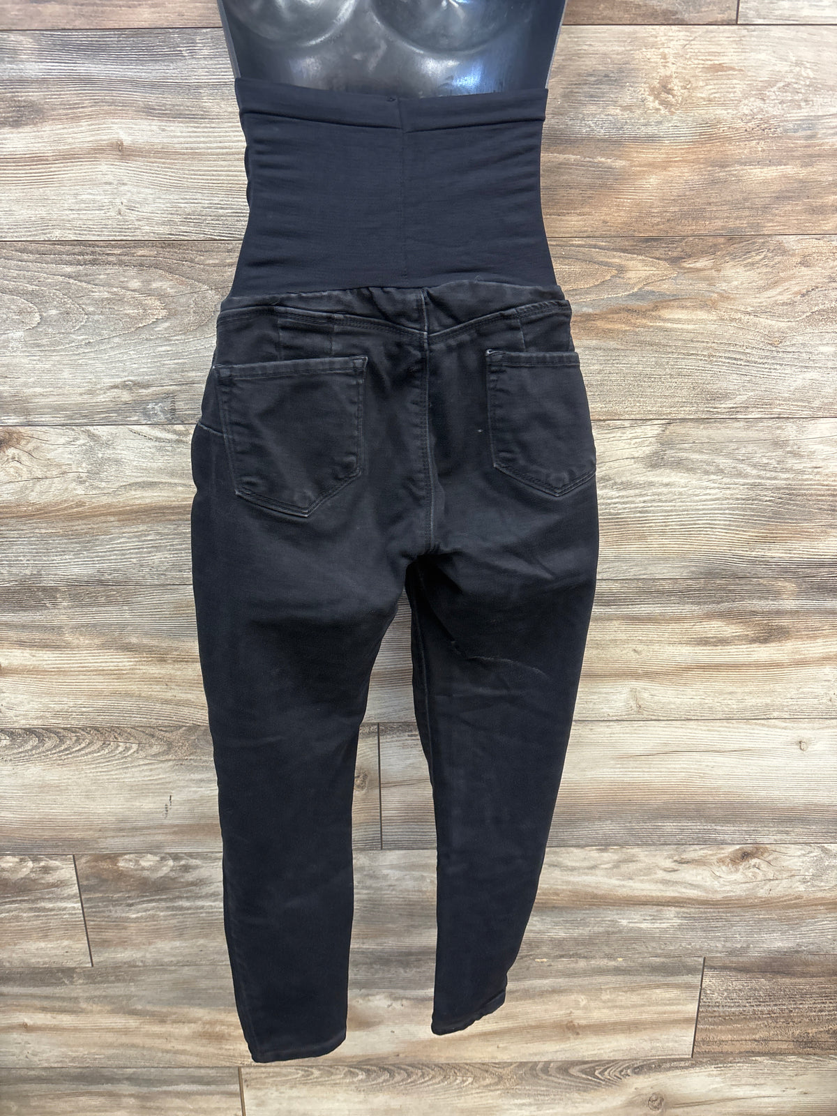 Bella Vida Maternity Full Panel Stretchy Jeans Black sz XL