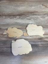 Leo & Friends Wooden Vehicle Puzzle Set, 3pk