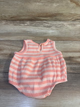 RZ by Rachel Zoe Ribbed Bubble Romper Pink sz 0-3m