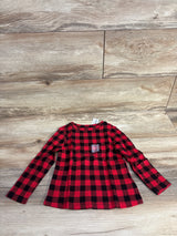 NEW Old Navy Black/Red Buffalo Check Shirt sz 3T