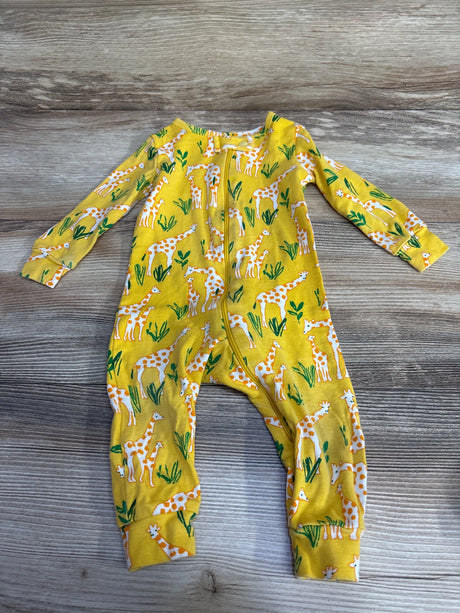 Children's Place Giraffe Footless Sleeper Yellow sz 3-6m - Me n Mommy To Be