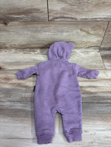 Baby Gap x Disney Minnie Mouse Hooded Coverall Purple sz Newborn
