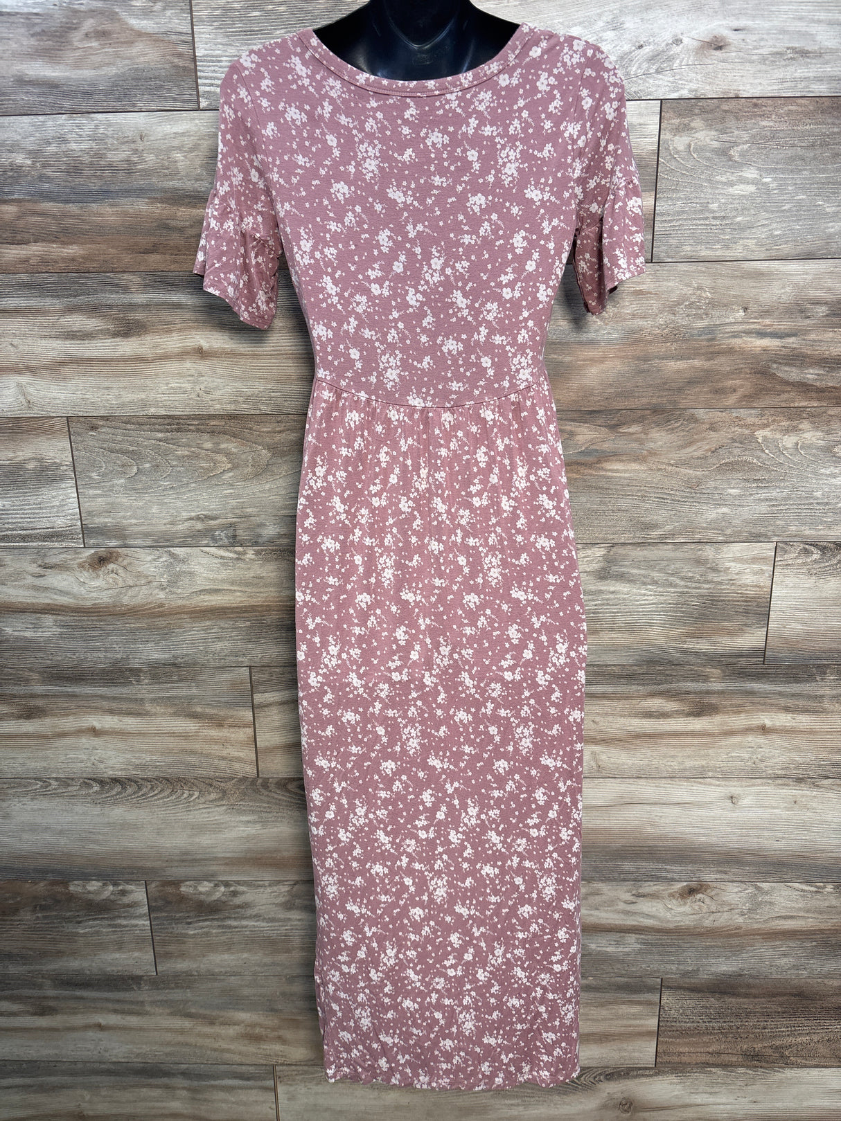 a:glow Maternity Ruffle-Sleeve Maxi Dress