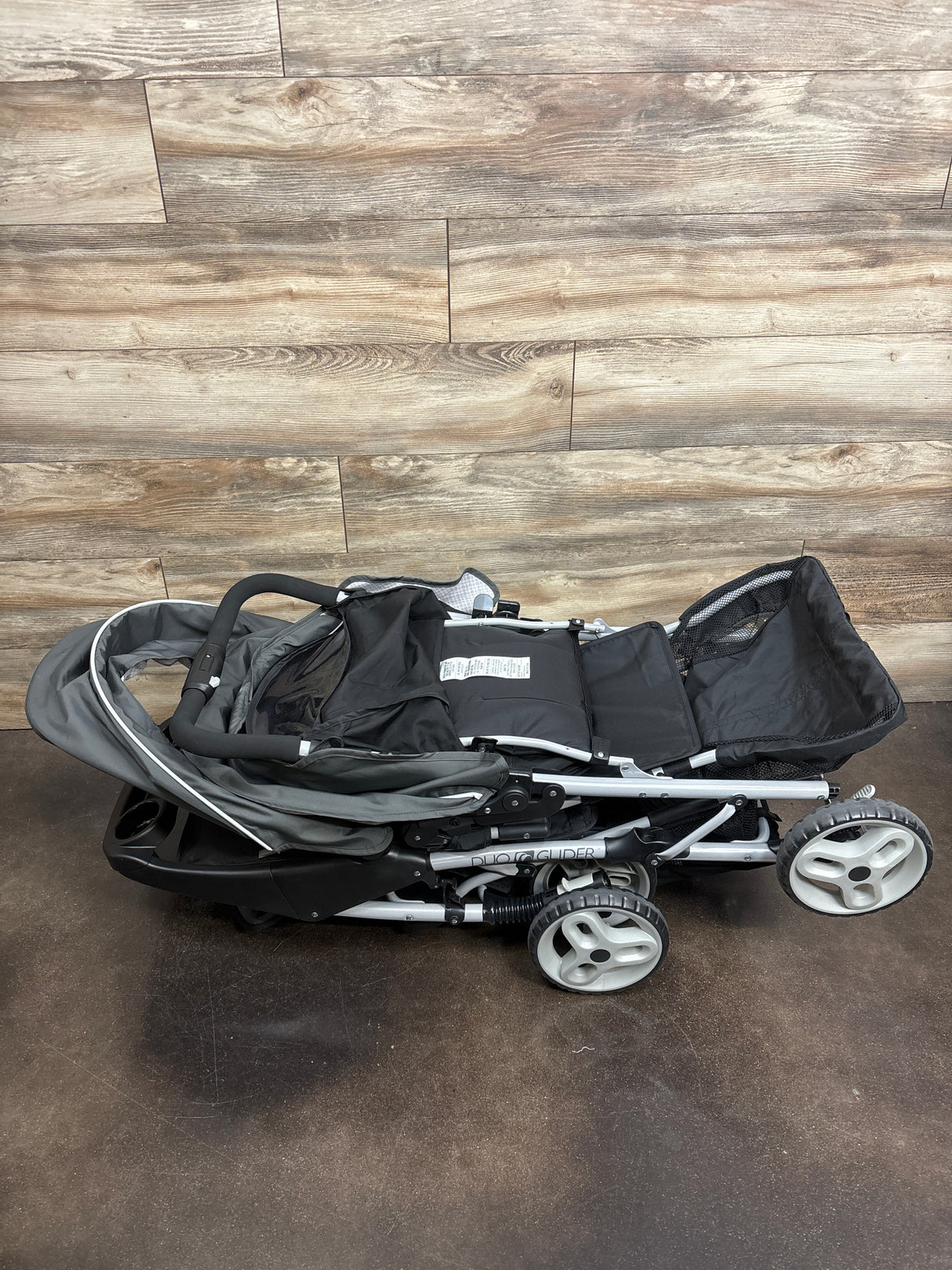 Graco DuoGlider Click Connect Double Stroller in Glacier