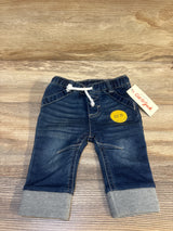 NEW Cat & Jack Drawstring Jogger Jeans Blue sz 0-3m