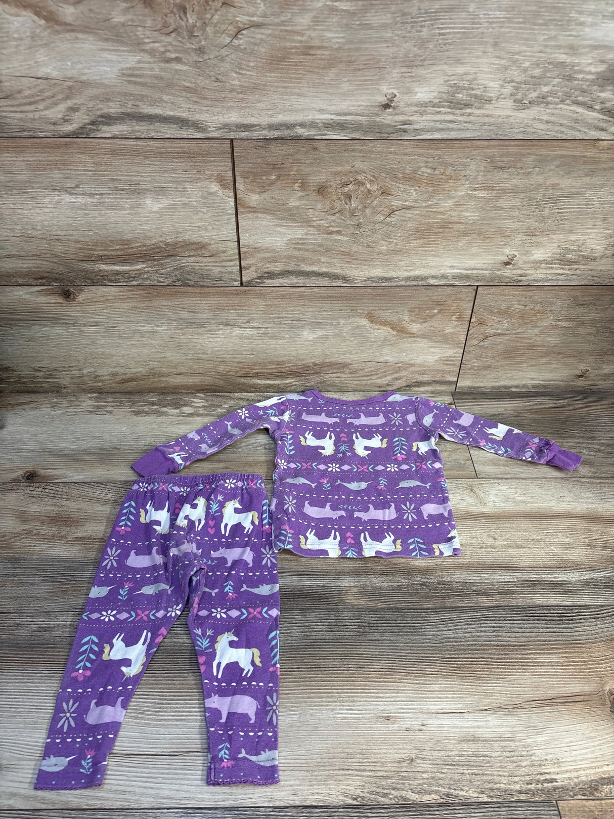 Carter's 2pc Pajama Set Purple sz 12m