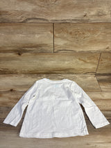 NEW Cat & Jack Long Sleeve Shirt White sz 3T