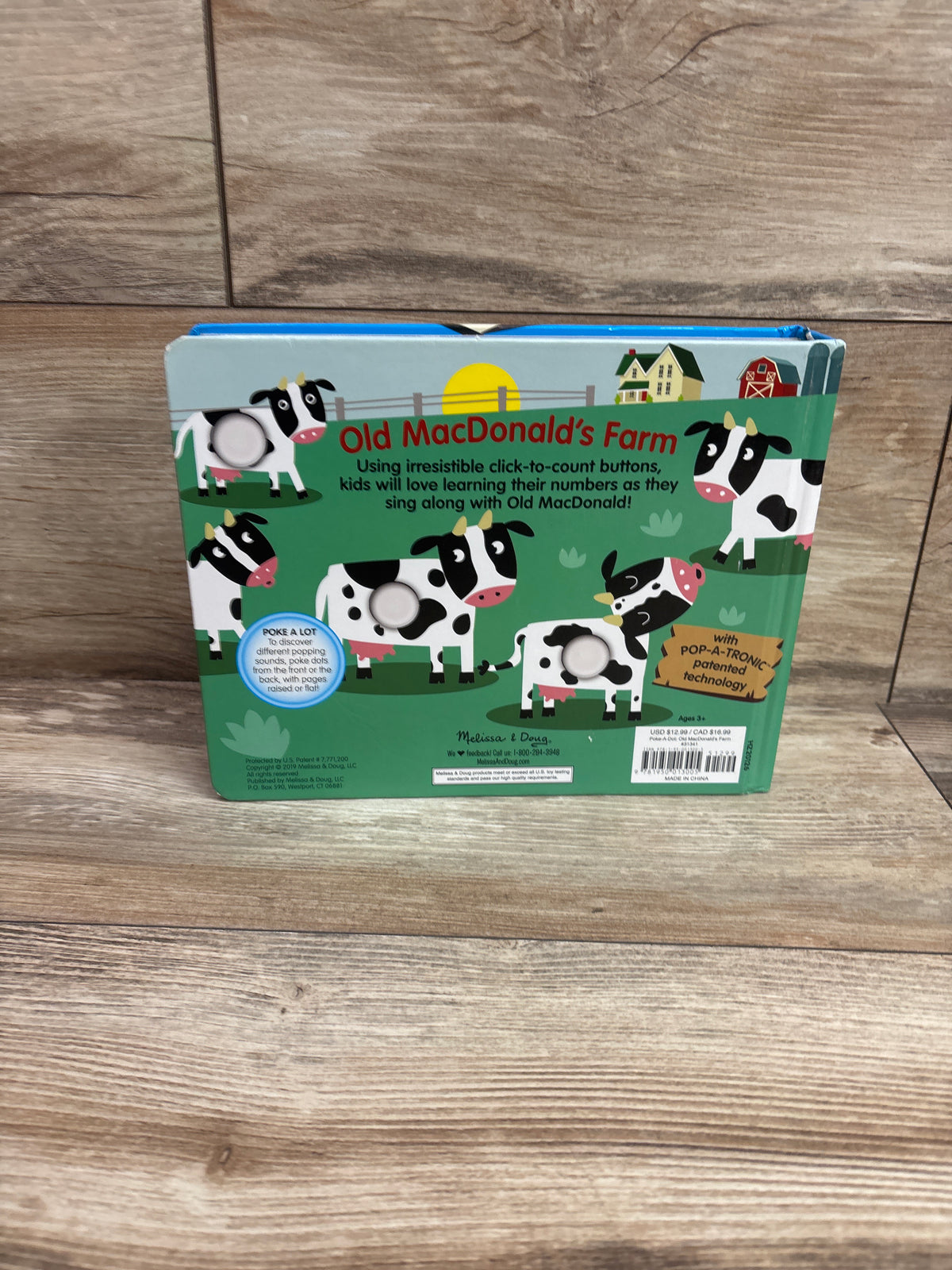 Melissa & Doug Poke-a-Dot: Old Macdonald's Farm Board Book