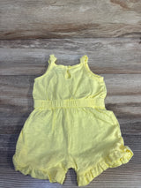 Carter's Sleeveless Shortie Romper Yellow sz 3m