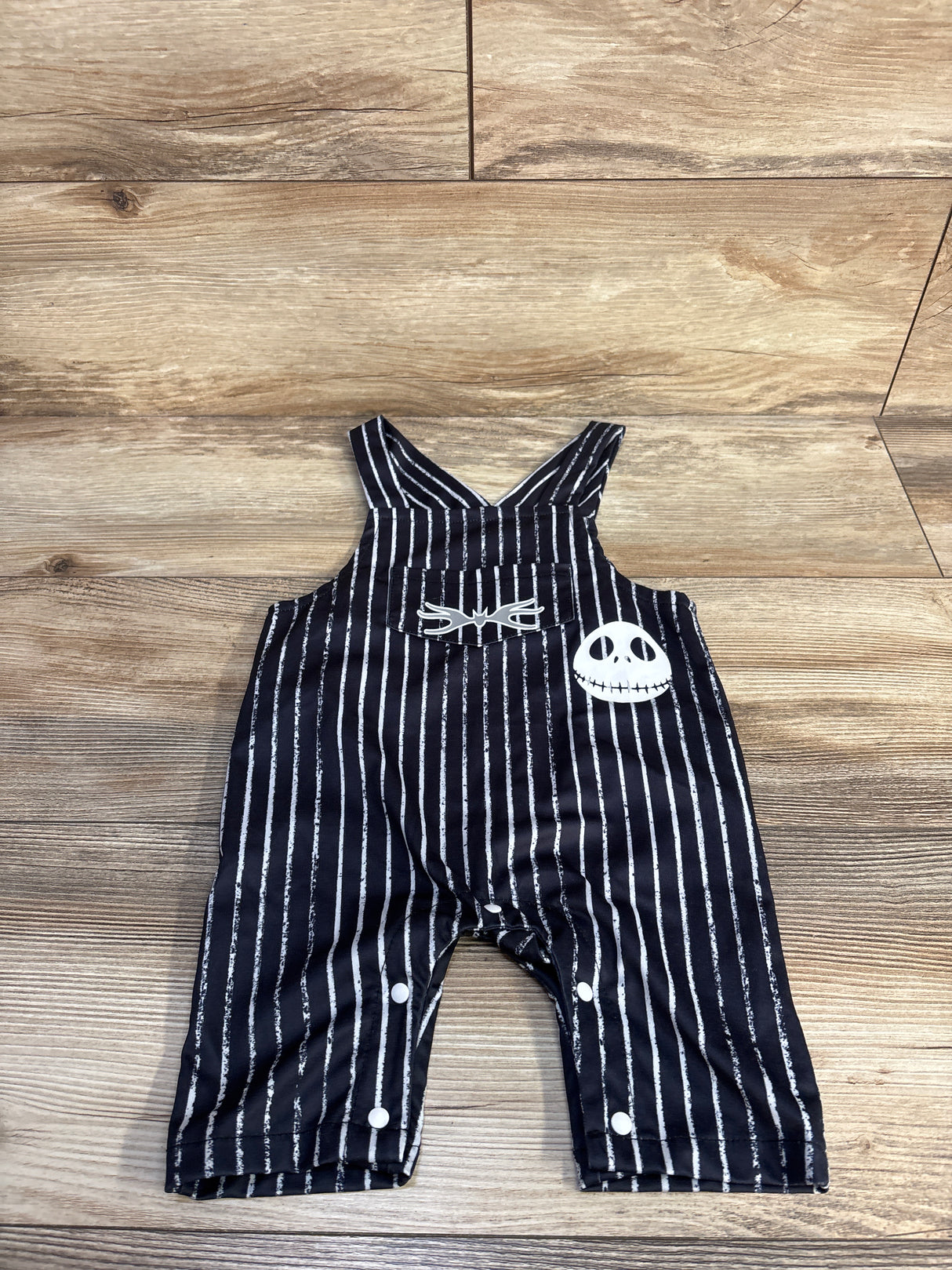 Crazyme Nightmare Before Christmas Jack Skellington Romper Black sz 18-24m*