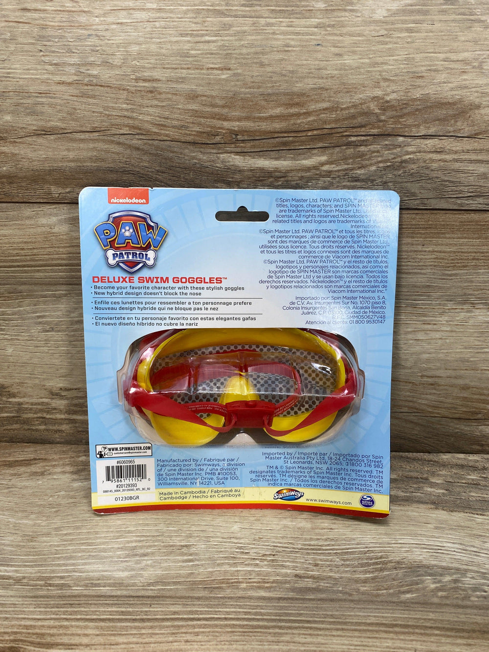NEW Swimways Paw Patrol Marshall Deluxe Swim Goggles - Me 'n Mommy To Be