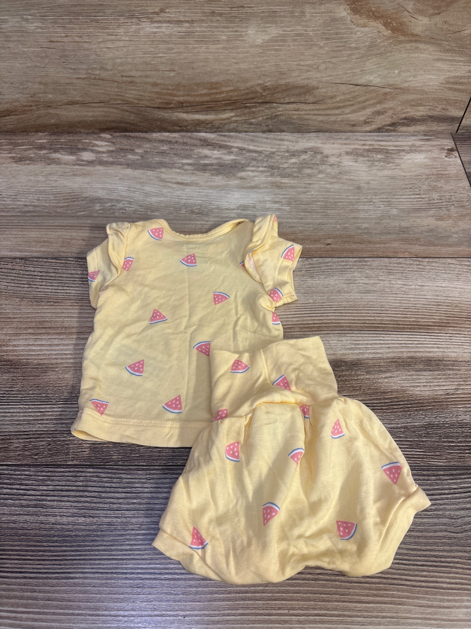 Child Of Mine 2pc Viscose Shirt & Pants Set Yellow sz Preemie