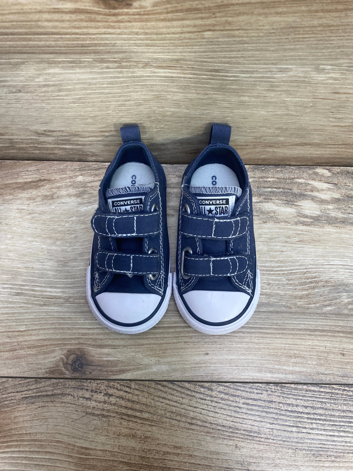 Converse Chuck Taylor All Star 2V Toddler Ox Blue Sz 5c