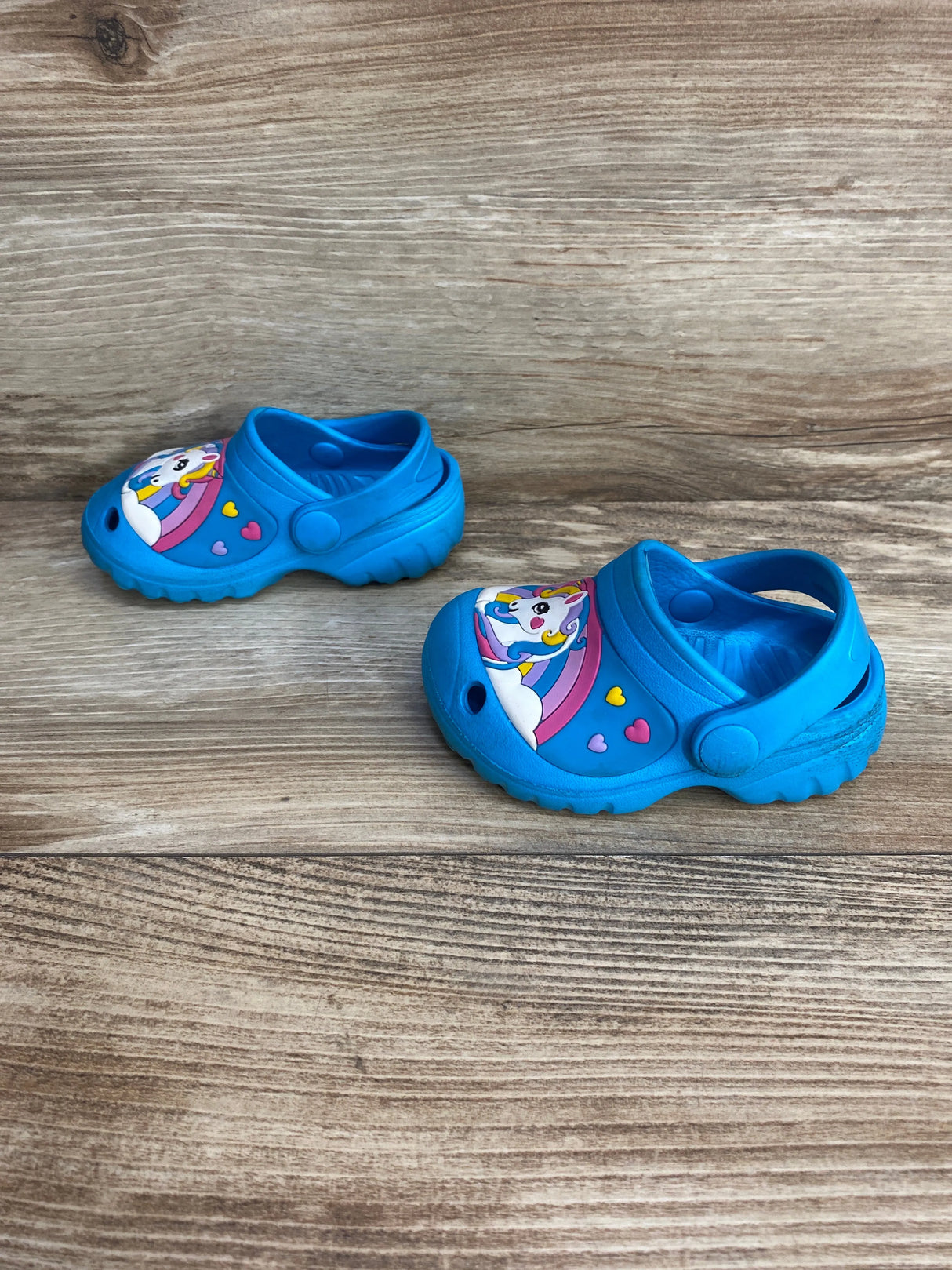 Girls' Unicorn Clogs Blue Sz 4c