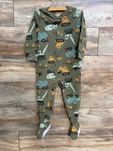 Carter's Blanket Sleeper Green sz 3T