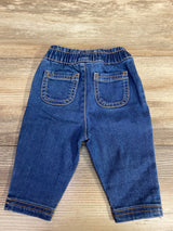 First Impressions Denim Pull On Pants Blue sz 0-3m