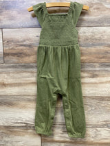 Carter's Smocked Coverall Green sz 24m