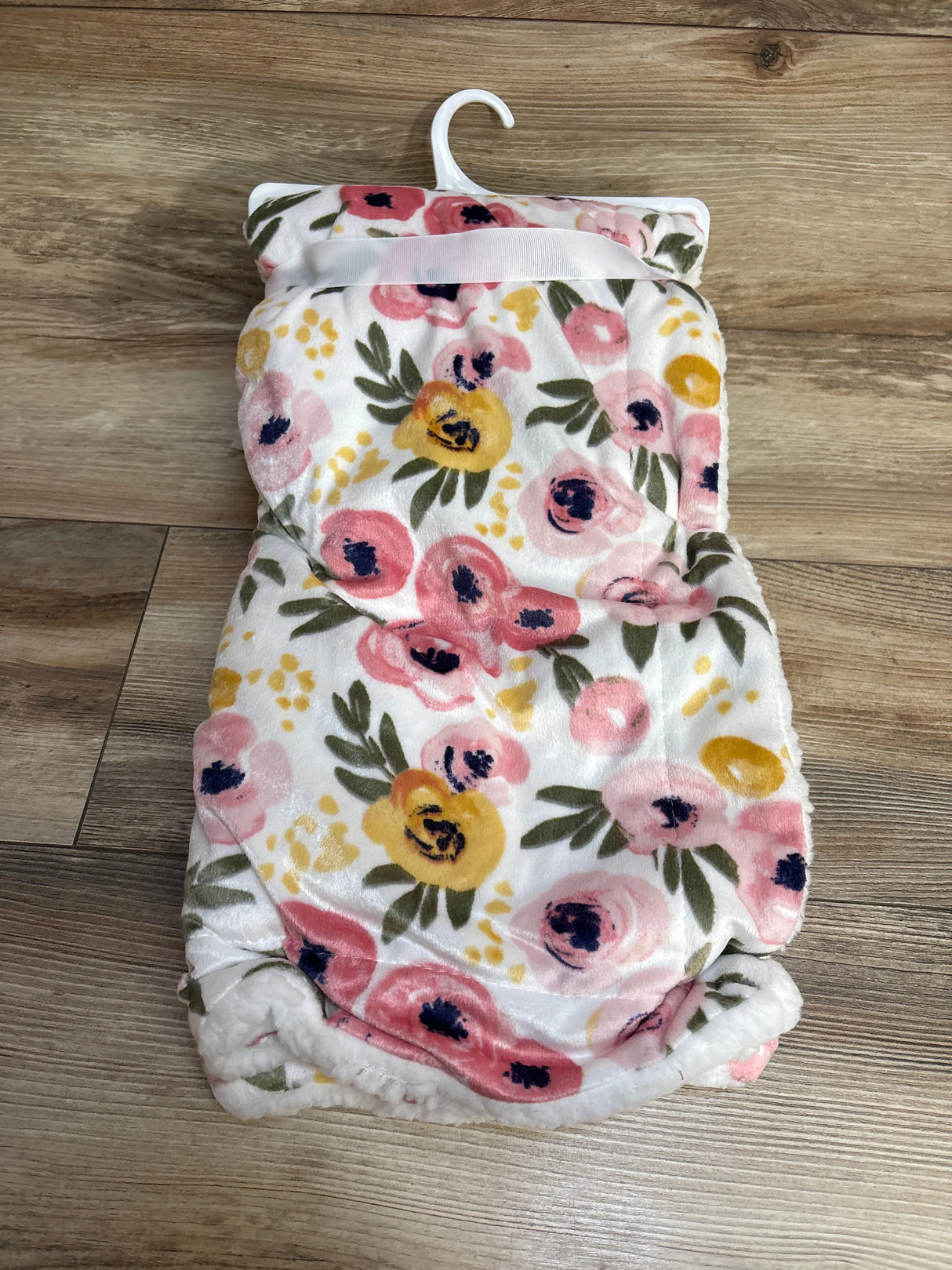 NEW Sleep Tight 2pc Baby Blanket with Travel Pillow Pink Floral