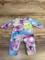 Mermaid & Unicorn Coverall Blue sz 1-3m
