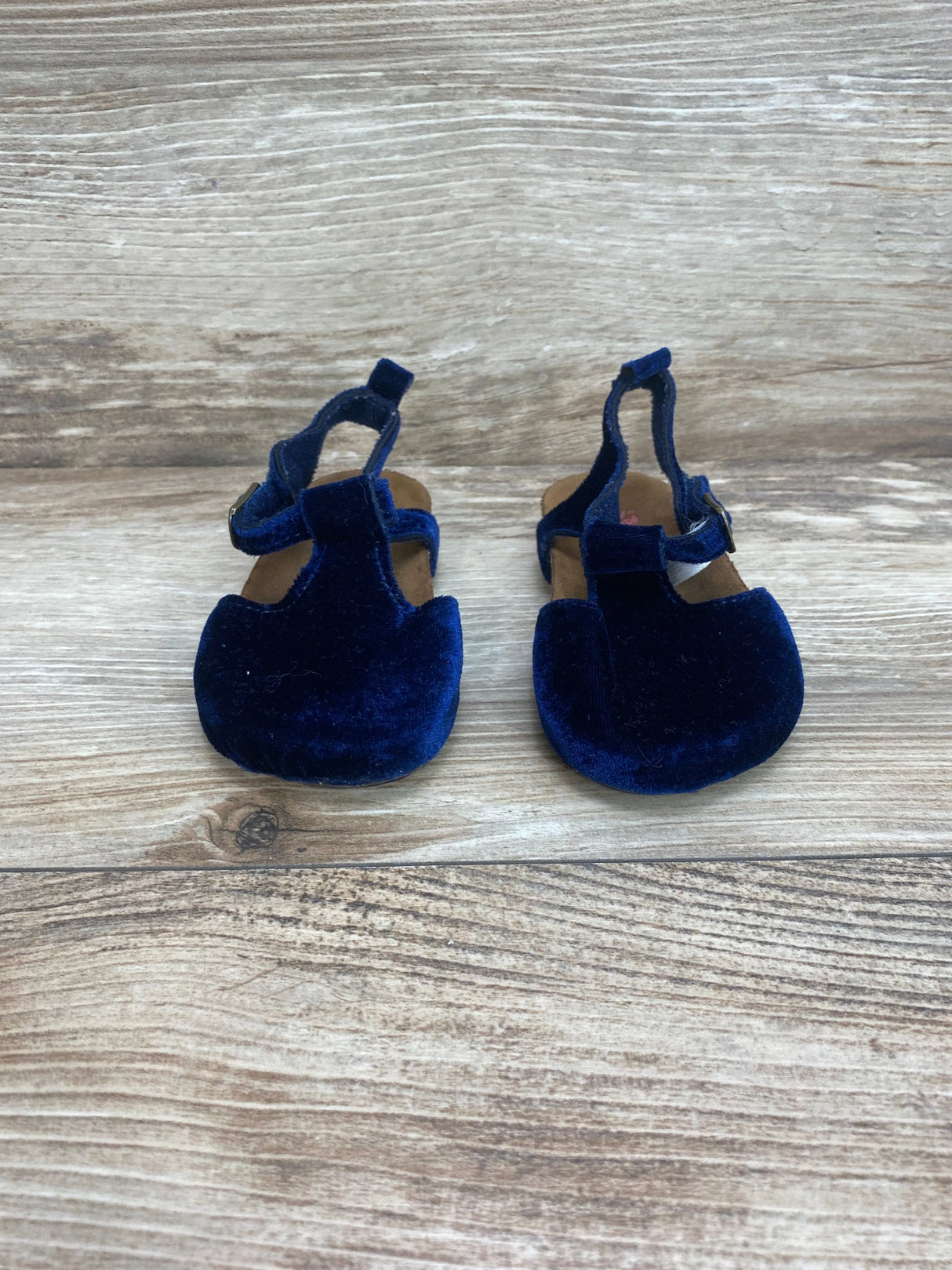 Baby B'gosh Velvet Cork Shoes Navy Sz 4c