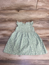 H&M Floral Dress Green sz 3T