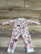PJ Salvage Blanket Sleeper Pink sz 12-18m