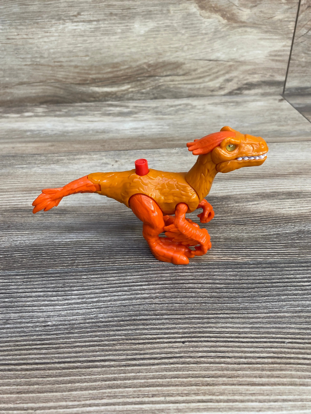 Imaginext Jurassic World Dominion Pyroraptor Dinosaur, Orange