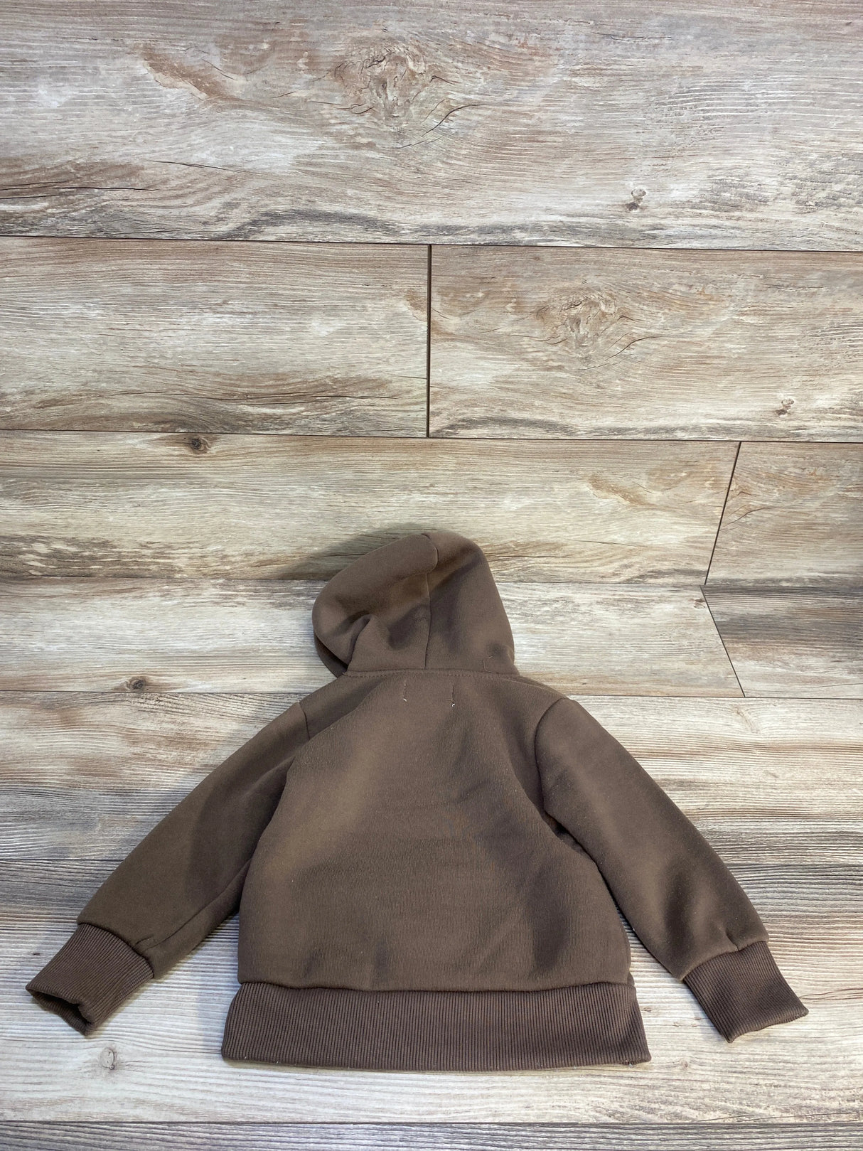 Encrypted Bear Pull Over Hoodie Brown sz 2T