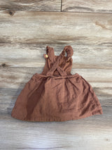 H&M Pinafore Dress Brown sz 12m