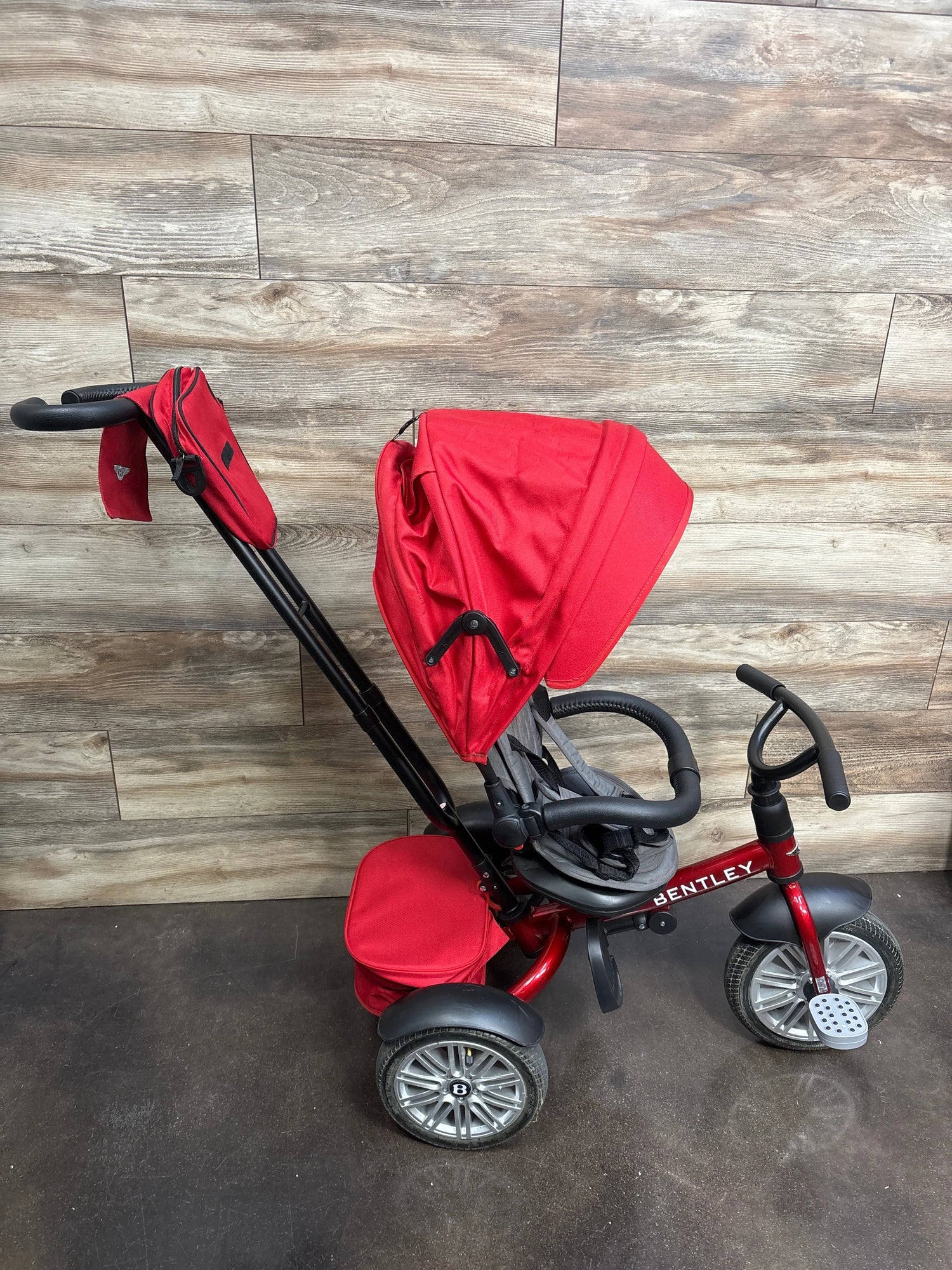 Bentley 6-in-1 Convertible Stroller Trike in Dragon Red