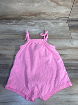Old Navy Sleeveless Tie-Knot Shortie Romper Pink sz 3-6m