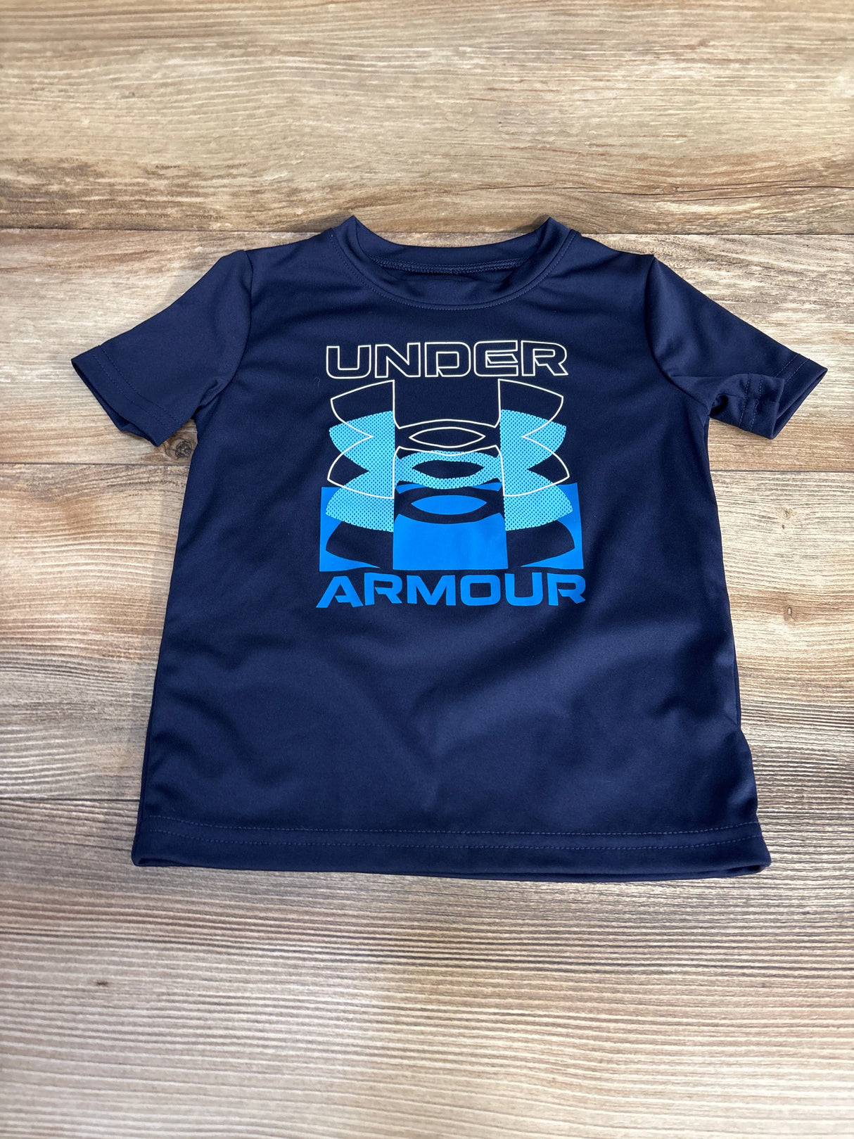 Under Armour Logo Shirt Navy sz 3T - Me n Mommy To Be